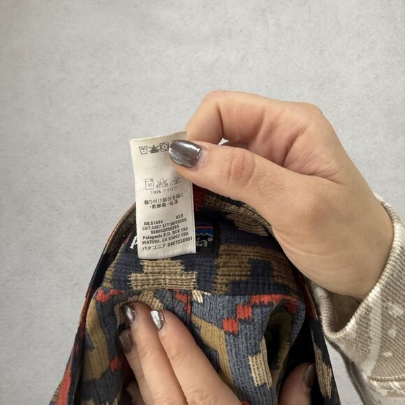 Patagonia Board Shorts Mens 38 Multi Ikat Swim Surf Quick Dry Nylon Zip Pocket - Picture 10 of 11